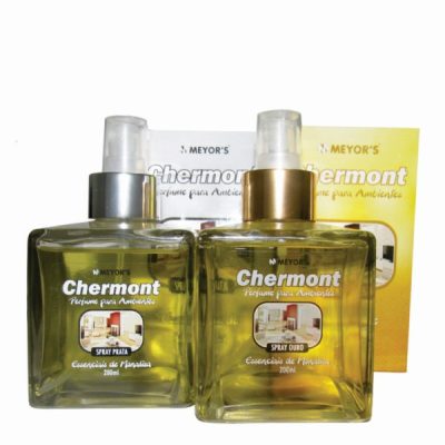 CHERMONT PERFUME PARA AMBIENTES OURO E PRATA