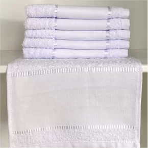 Toalha de Lavabinho Para Pintar e Bordar Ponto Russo 350g/m²