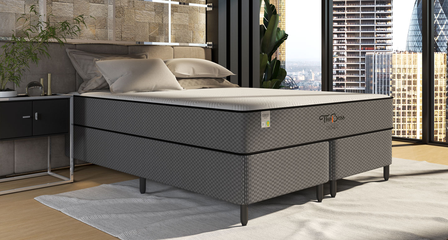 CAMA PLUMATEX UNIQUE STRESS FREE